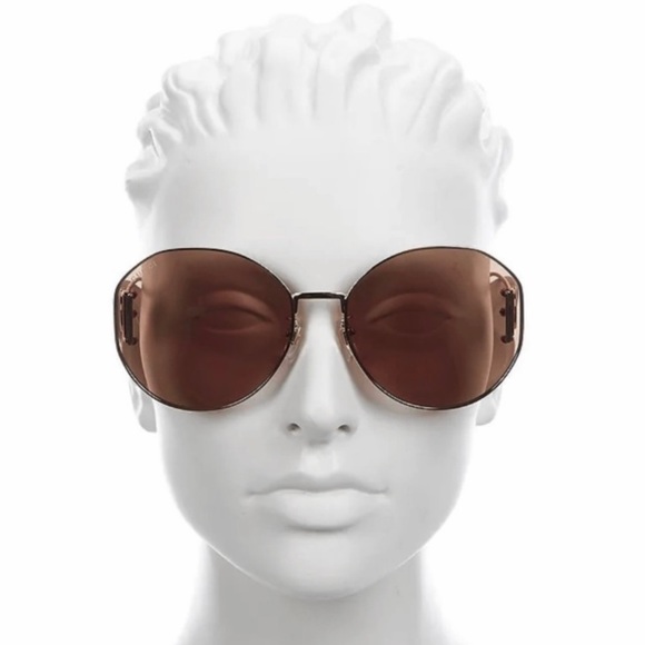 NEW GUCCI AUTHENTIC DESIGNER ROUND SUNGLASSES - Picture 12 of 12